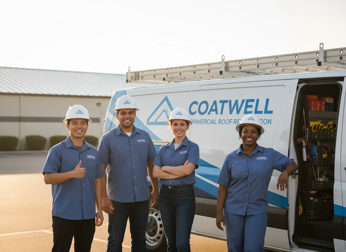Commercial roof coating company in Blue River, WI